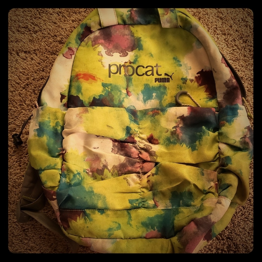 Procat Puma Tye Dye Backpack EUC